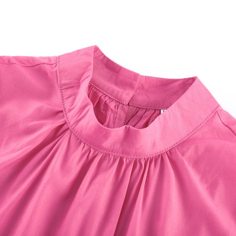 Mathilde pink ruffled top  skirt matching set
