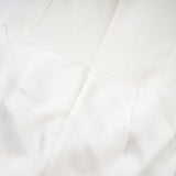 Mattea Maxi Dress in Crisp White & Off - Shoulder