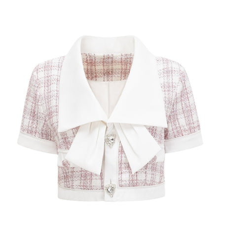 Melanie cropped top  skirt matching set