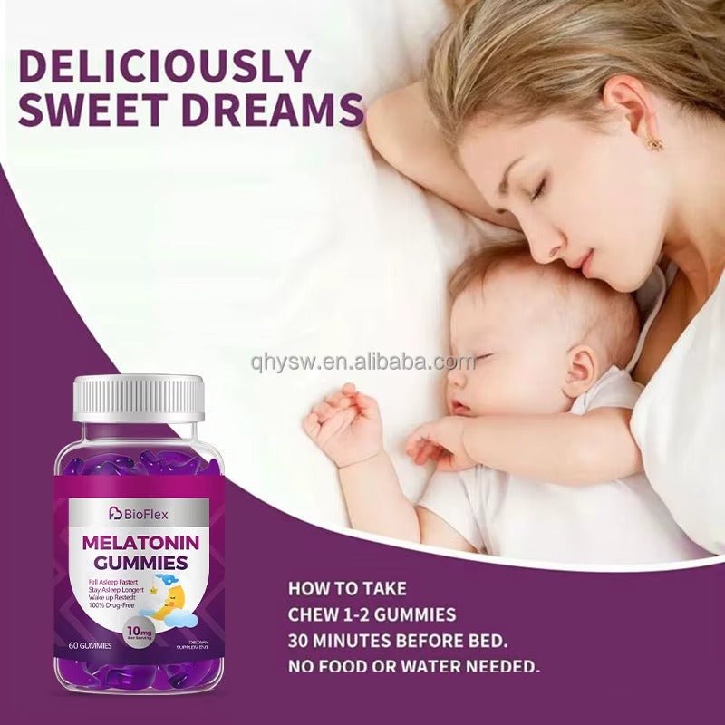Melatonin 60 Gummies – Natural Sleep & Memory Support