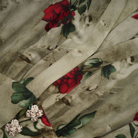 Mélisande floralprint Vneck midi dress