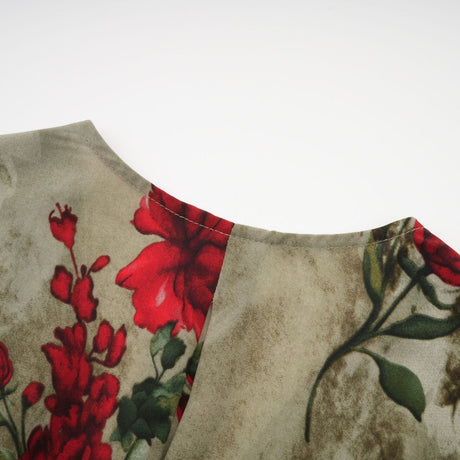 Mélisande floralprint Vneck midi dress