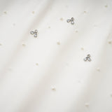 Melisande white embellished midi dress