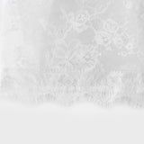 Mélisande white lace tiered maxi dress