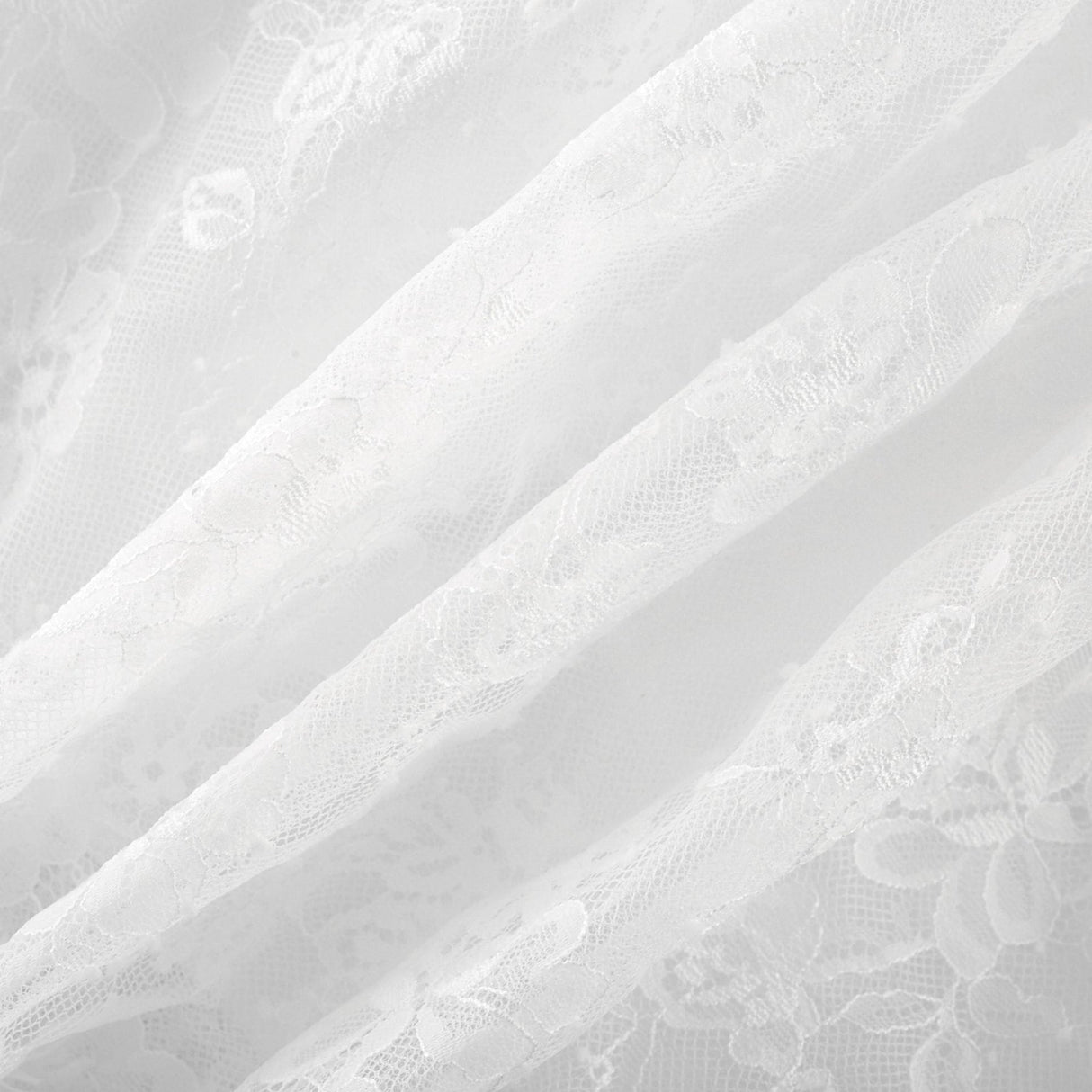 Mélisande white lace tiered maxi dress