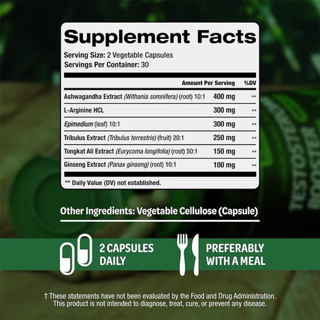 Men’s Booster Capsules – 5 - in - 1 Herbal Formula