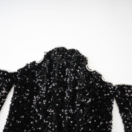 Mercédès black embellished dress