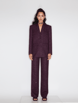Michelina Wool - Blend Blazer - Structured Comfort - Tailored Silhouette - Functional Pockets - Versatile Fit - Sophisticated Style