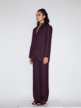 Michelina Wool - Blend Blazer - Structured Comfort - Tailored Silhouette - Functional Pockets - Versatile Fit - Sophisticated Style