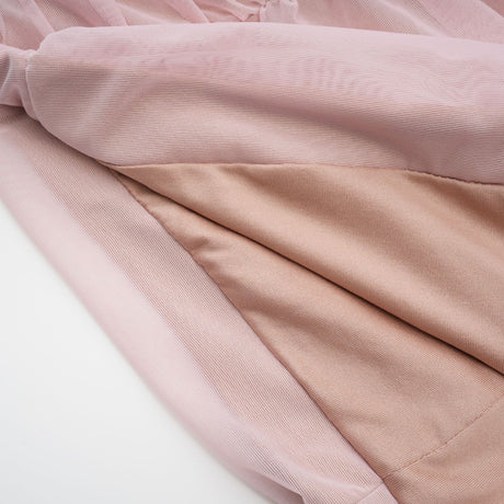 Mikayla Midi Dress Pink Sweetheart Puff Sleeve Open Back Zip