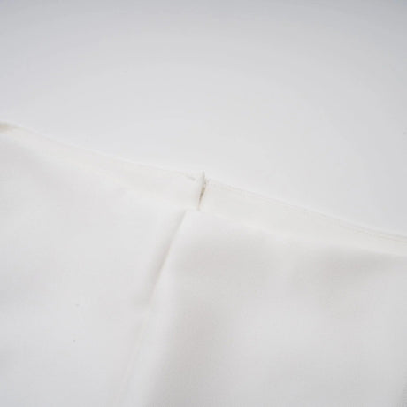 Mikayla Midi Dress White Open - Back Cap - Sleeve & Pleated Charm