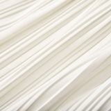 Milicent slitte drawstring pleated maxi skirt