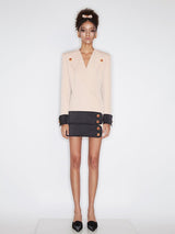 Miracle Blazer Dress - Structured & Flexible Fit - Double - Breasted Design - Tailored Silhouette - Versatile - Elegant