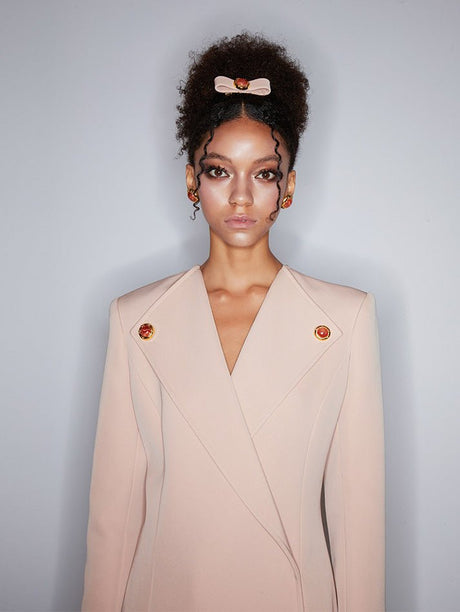 Miracle Blazer Dress - Structured & Flexible Fit - Double - Breasted Design - Tailored Silhouette - Versatile - Elegant
