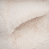 Miracle Jacket Miracle Faux Fur Double Breasted White & Stand