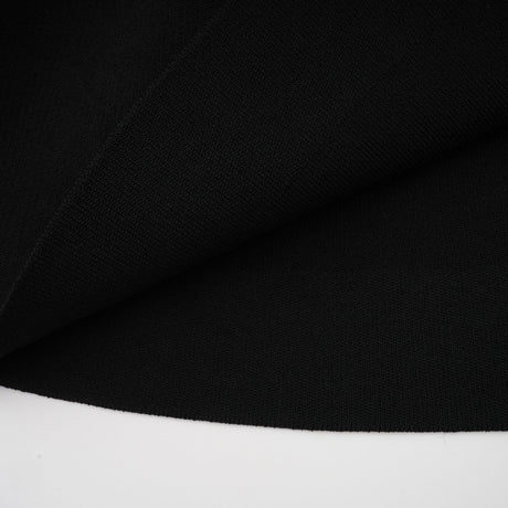 Miracle Mini Dress Crystal Bow Off Shoulder Black White Thigh