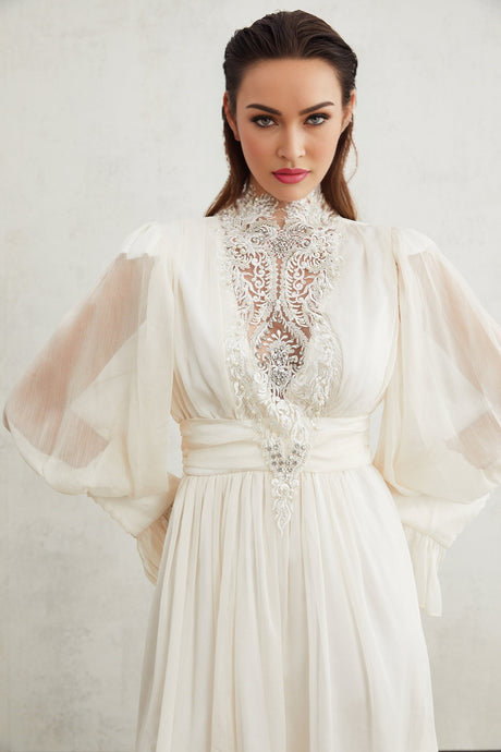 Mirage lacedetail embellished dress