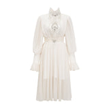 Mirage lacedetail embellished dress