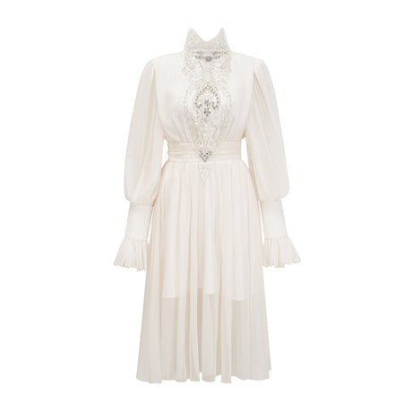 Mirage lacedetail embellished dress