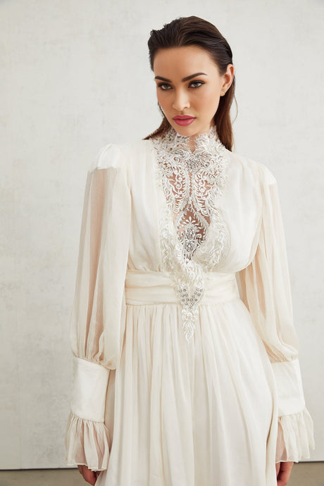 Mirage lacedetail embellished dress
