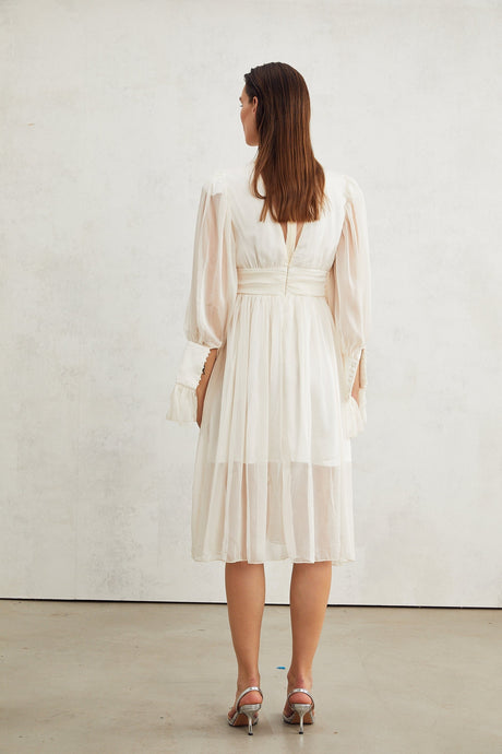 Mirage lacedetail embellished dress