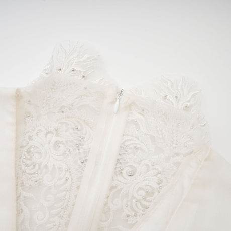Mirage lacedetail embellished dress