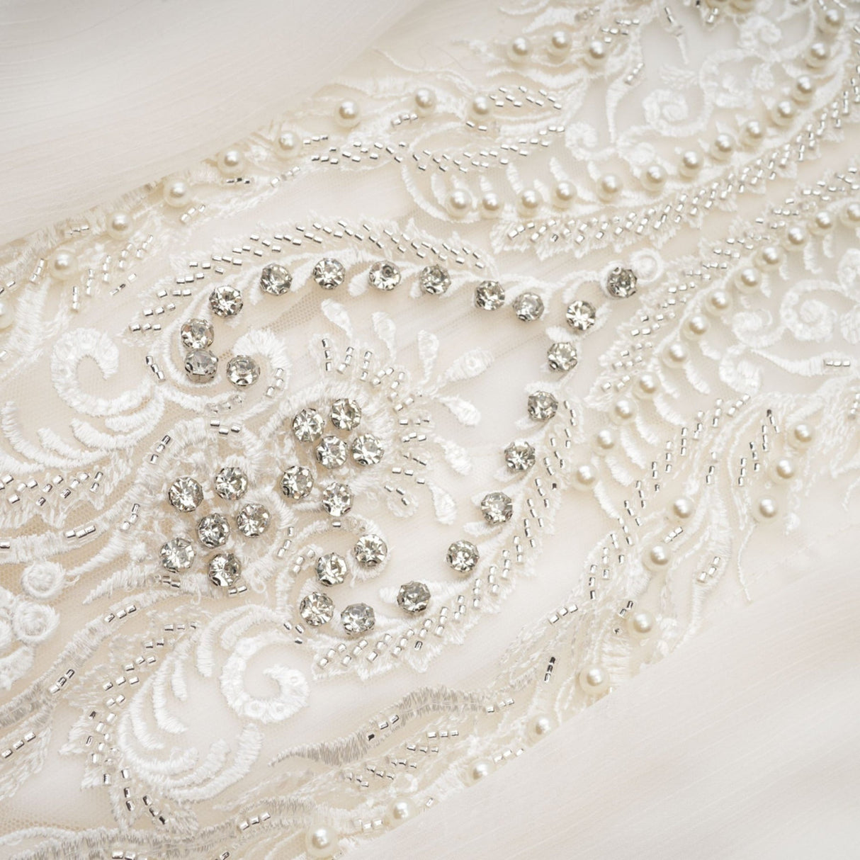 Mirage lacedetail embellished dress