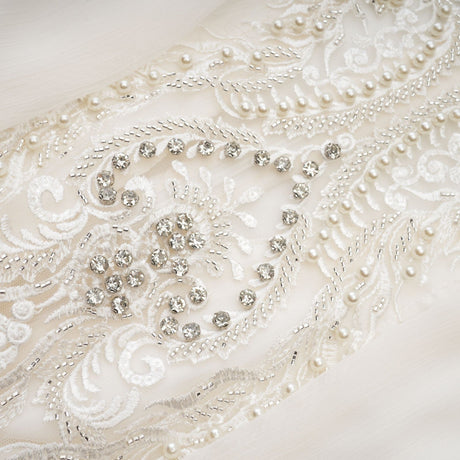 Mirage lacedetail embellished dress