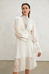 Mirage lacedetail embellished dress