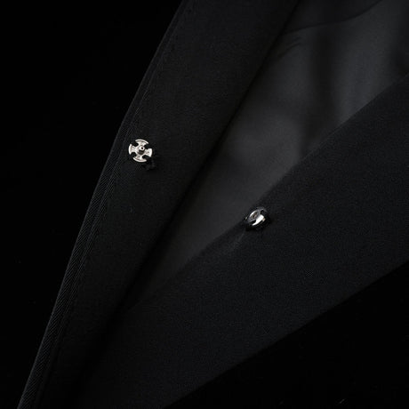 Mireille black panelled jacket