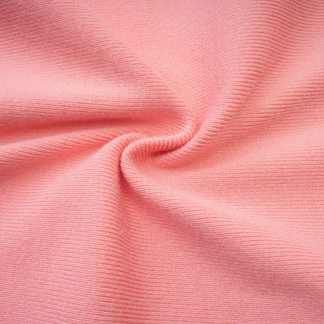 Mirella Long Sleeved Dress Pink & Black Lapel V - Neck Fitted Thigh
