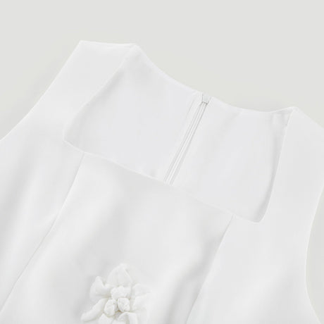 Moren fauxflower mini dress