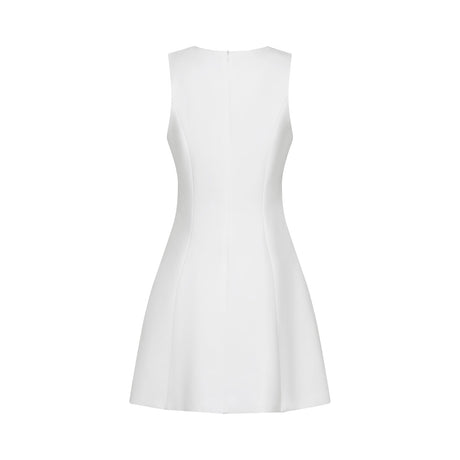 Moren fauxflower mini dress