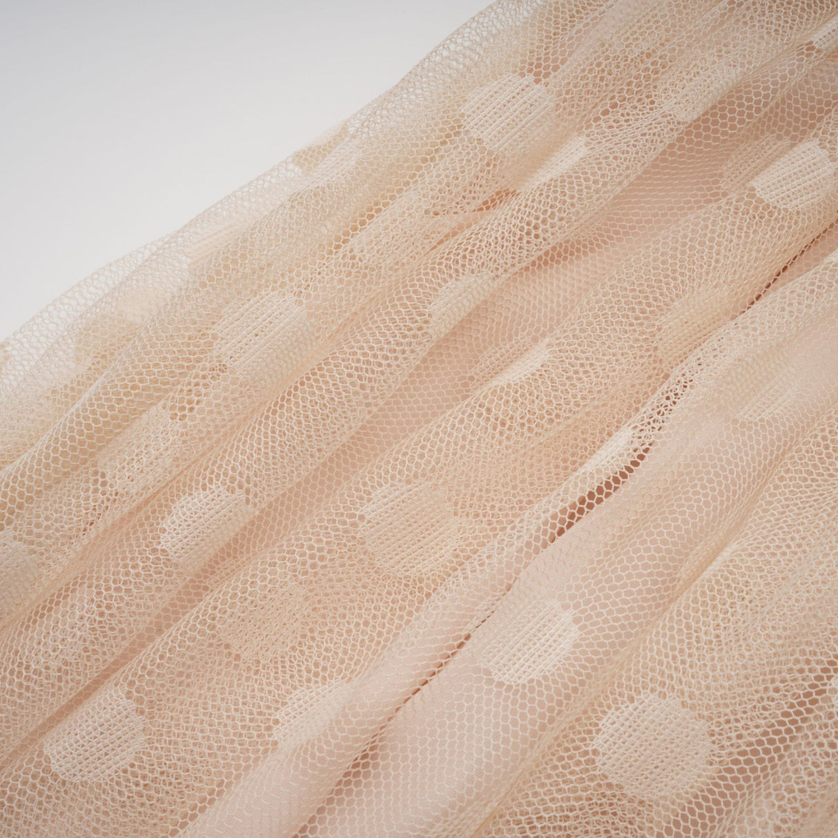 Morgan Midi Dress - Polka - dot Print - Lace Trim - Floral Embroidered - Pleated Detailing - Semi - sheer Fabric