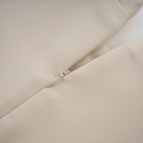 Morgan Mini Dress White Flared Cuffs Zip Fastening Thigh Length