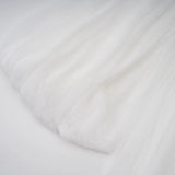 Morgan Mini Dress White Pleated Tulle Floral Applique