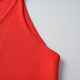 Nadia Dress - Figure - Enhancing Silhouette - Flared A - Line Skirt - Statement Button Details - V - Neckline Feminine Touch