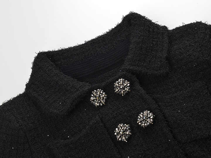 Nadia Top & Skirt Set - Tailored Two - Piece Ensemble - Structured Fit - Elegant Look