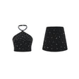 Nadine embellished top  skirt matching set