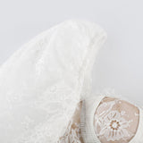 Nadine semisheer lacetrim mini dress