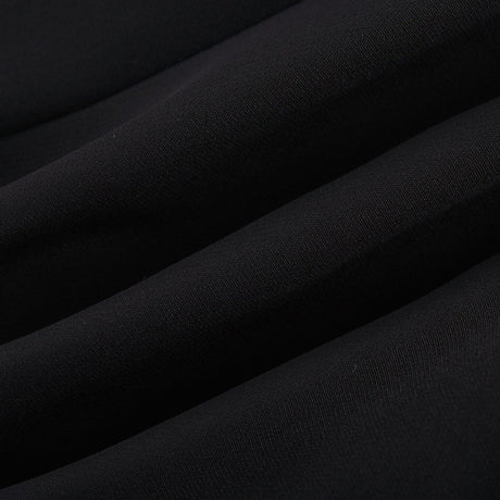 Nalini black fauxflower mini skirt