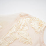 Nalini floralembroidery openback dress