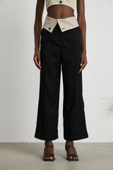 Naomi crop top  trousers matching set