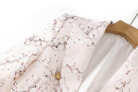 Natalina Blazer - Tailored Silhouette - Floral Pattern - Slim Fit - Versatile Styling - Lightweight Fabric