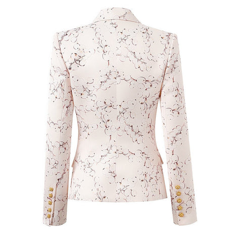 Natalina Blazer - Tailored Silhouette - Floral Pattern - Slim Fit - Versatile Styling - Lightweight Fabric