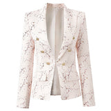 Natalina Blazer - Tailored Silhouette - Floral Pattern - Slim Fit - Versatile Styling - Lightweight Fabric