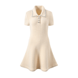 Nicole Mini Dress with Lapel Design