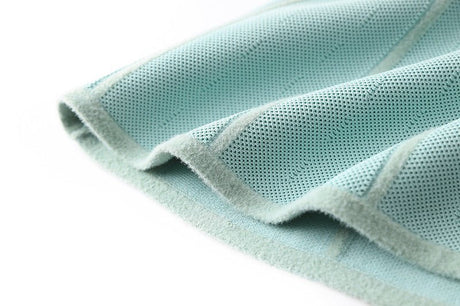 Ninfa Dress - Flared A - Line Silhouette - Halter Neck Style - Vertical Ribbed Pattern - Fashion - Forward Design