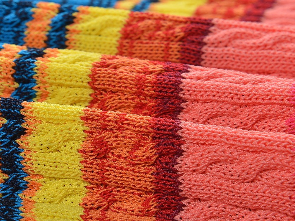 Noemi Dress - Bodycon Style - Colorful Striped Pattern - Spaghetti Straps - Mid - Calf Length