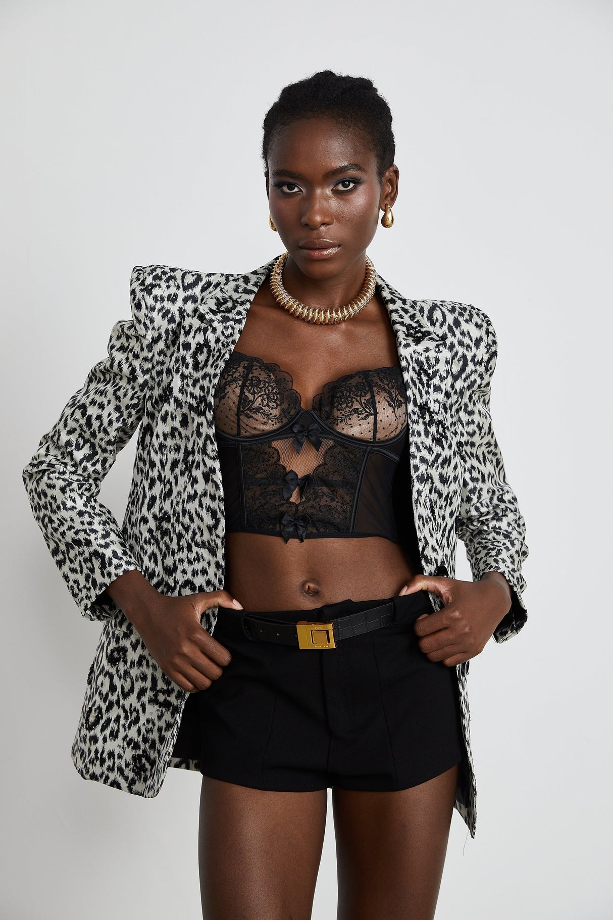 Noémie lacedetail mesh vest top